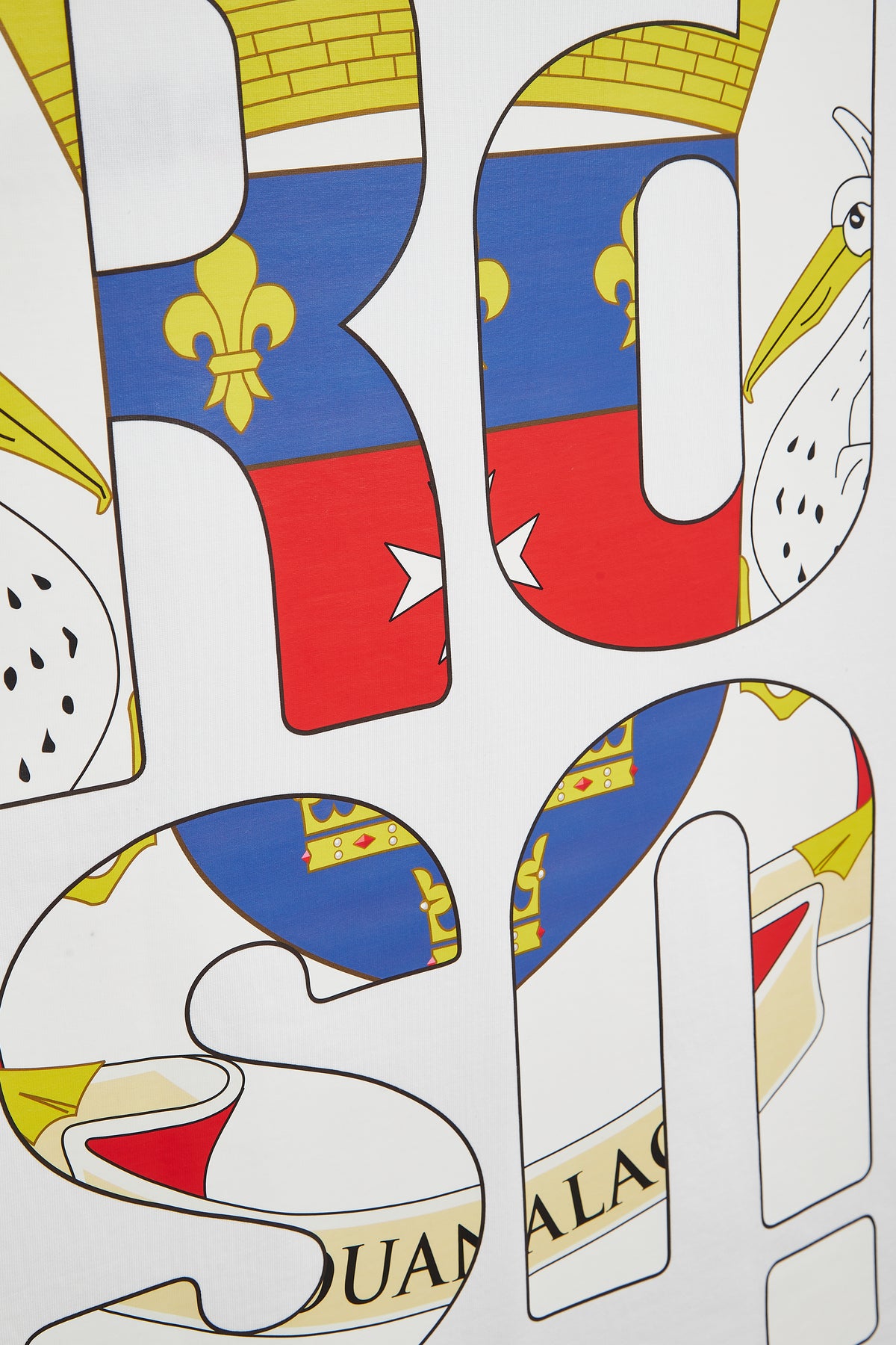 T-shirt Saint-Barthélemy RDSN – vue de dos avec impression aux couleurs de Saint-Barthélemy